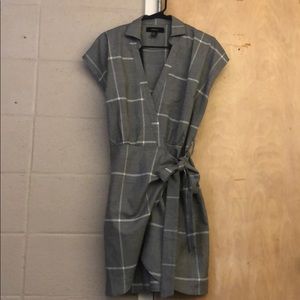Plaid wrap dress!